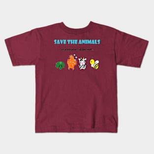 Save the Animals!! Kids T-Shirt